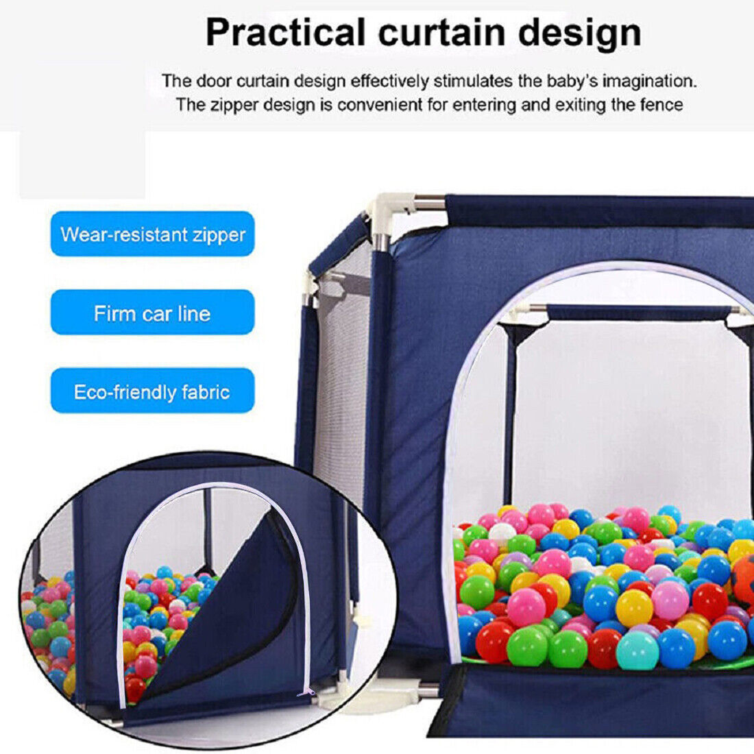 Spacious Baby Playpen and Activity Center for Safe Play