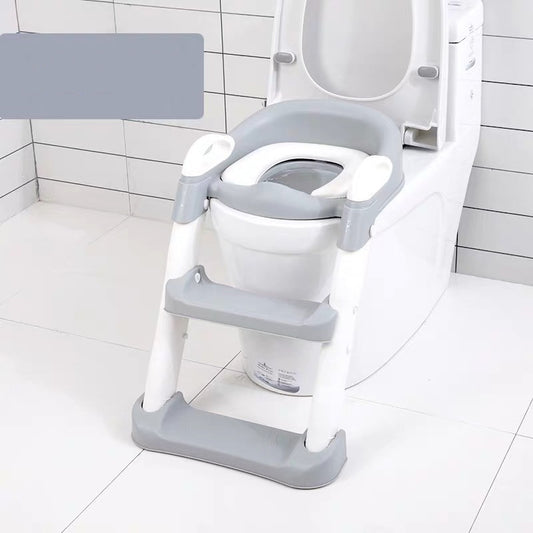 Toddler Potty Training Seat with Ladder and Anti-Slip Pads for Boys and Girls