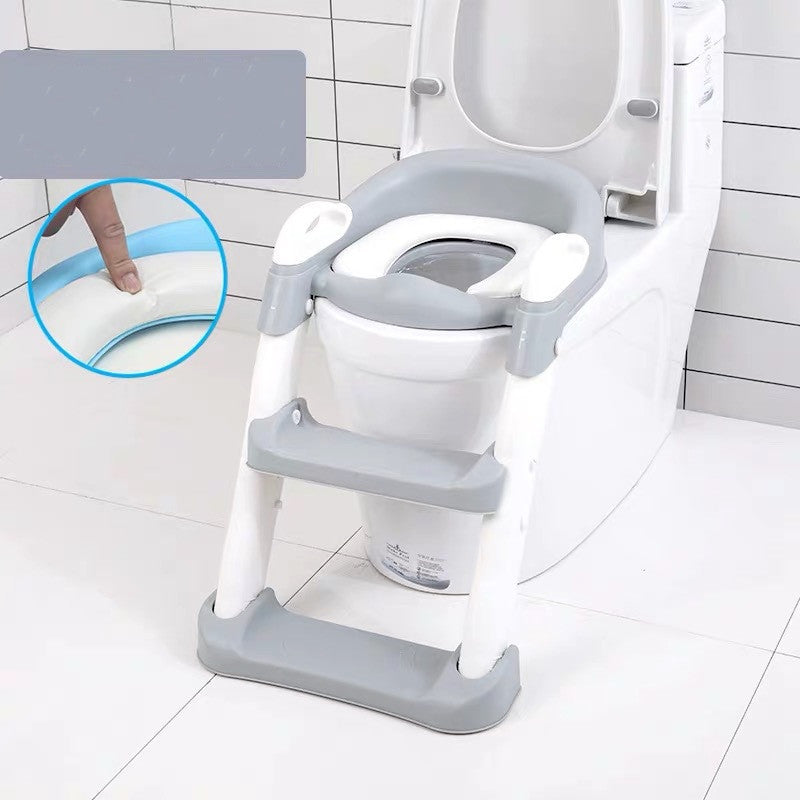 Toddler Potty Training Seat with Ladder and Anti-Slip Pads for Boys and Girls