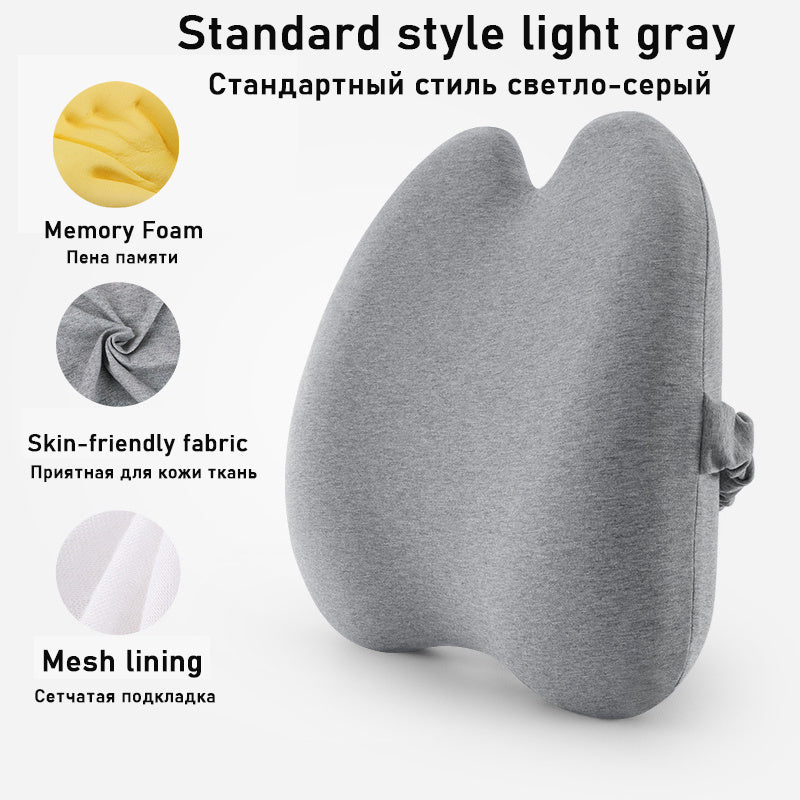 Lumbar Support Cushion for Car - Ergonomic Back Support for Comfort