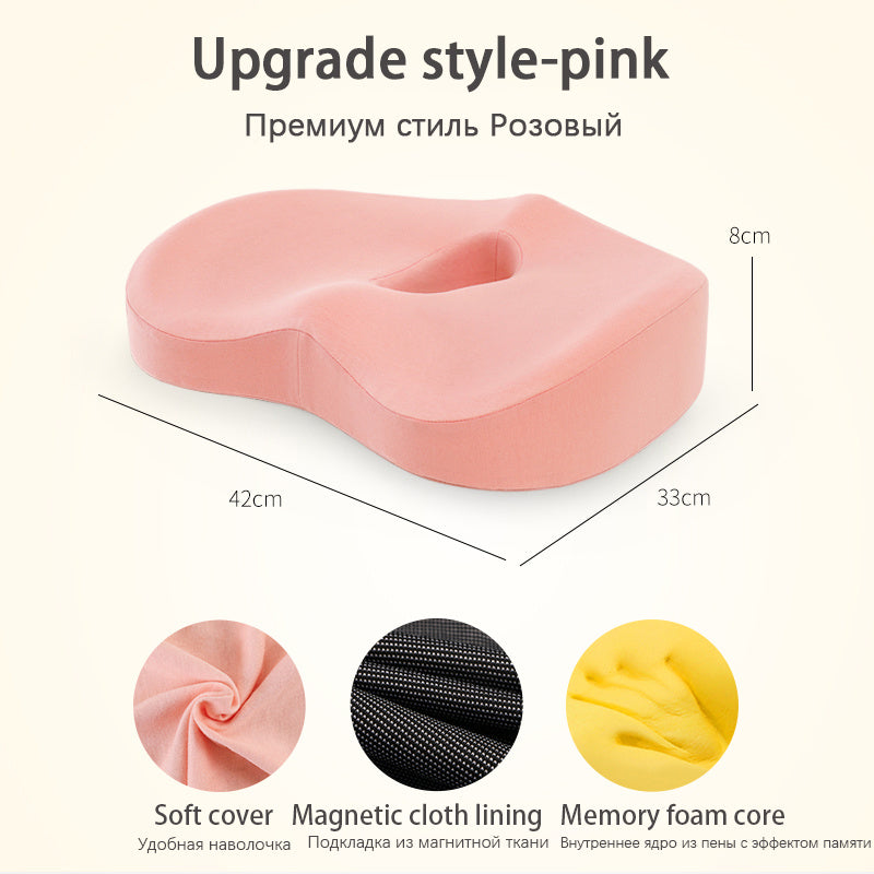 Lumbar Support Cushion for Car - Ergonomic Back Support for Comfort