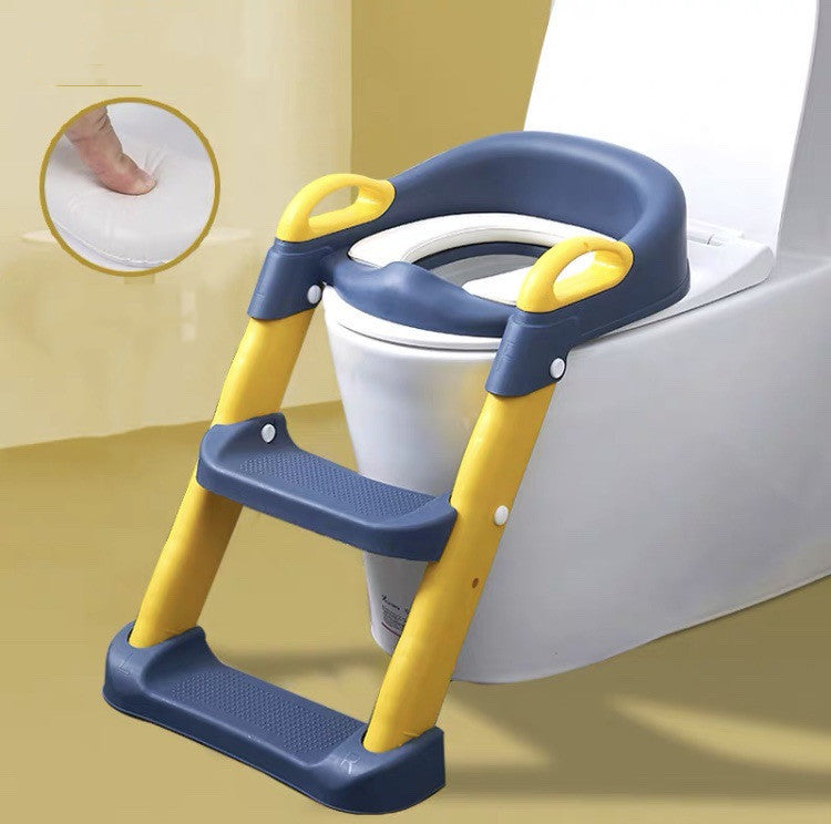 Toddler Potty Training Seat with Ladder and Anti-Slip Pads for Boys and Girls