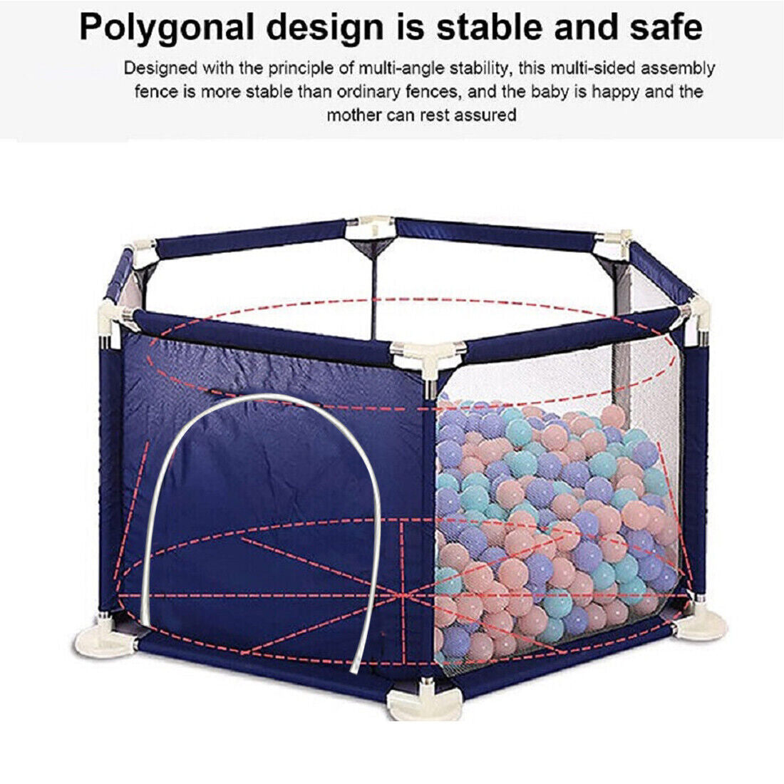 Spacious Baby Playpen and Activity Center for Safe Play