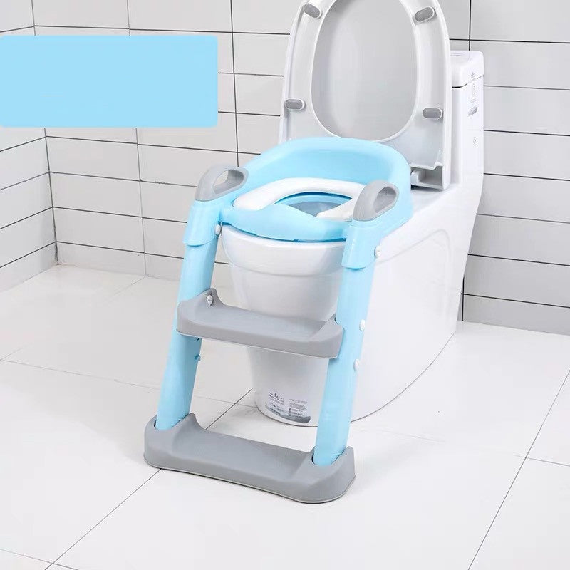 Toddler Potty Training Seat with Ladder and Anti-Slip Pads for Boys and Girls