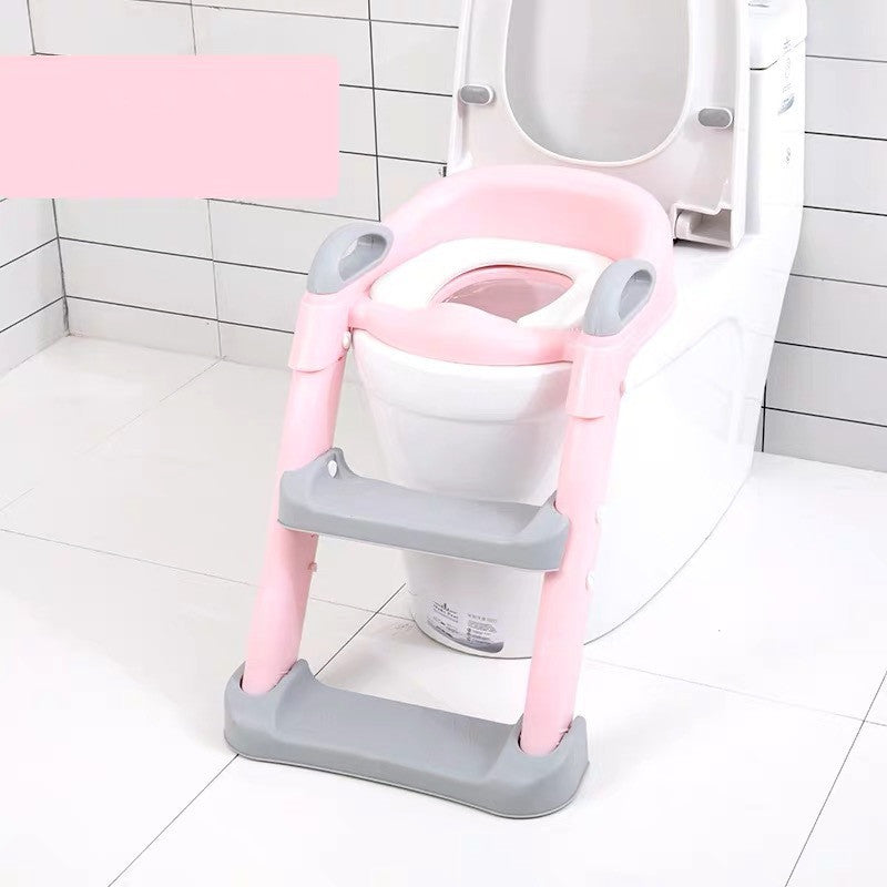 Toddler Potty Training Seat with Ladder and Anti-Slip Pads for Boys and Girls