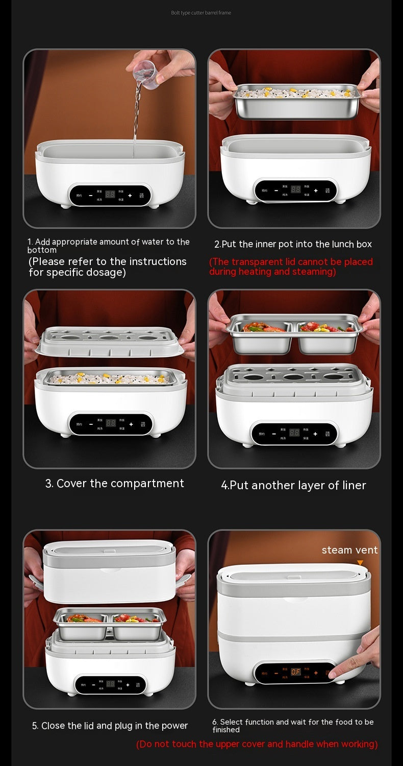 Electric Lunch Box Smart Waterless Breakfast Maker