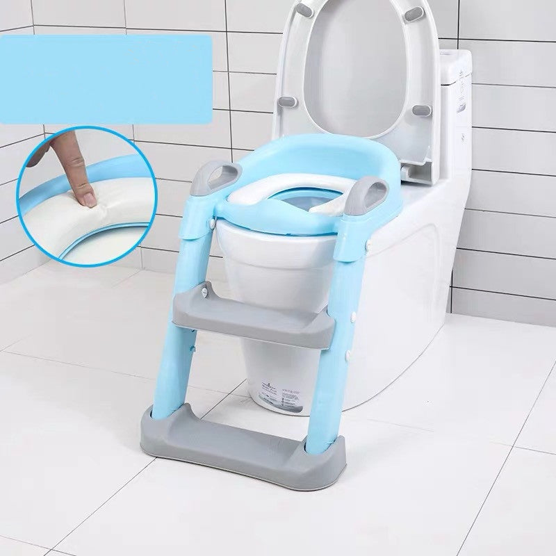 Toddler Potty Training Seat with Ladder and Anti-Slip Pads for Boys and Girls