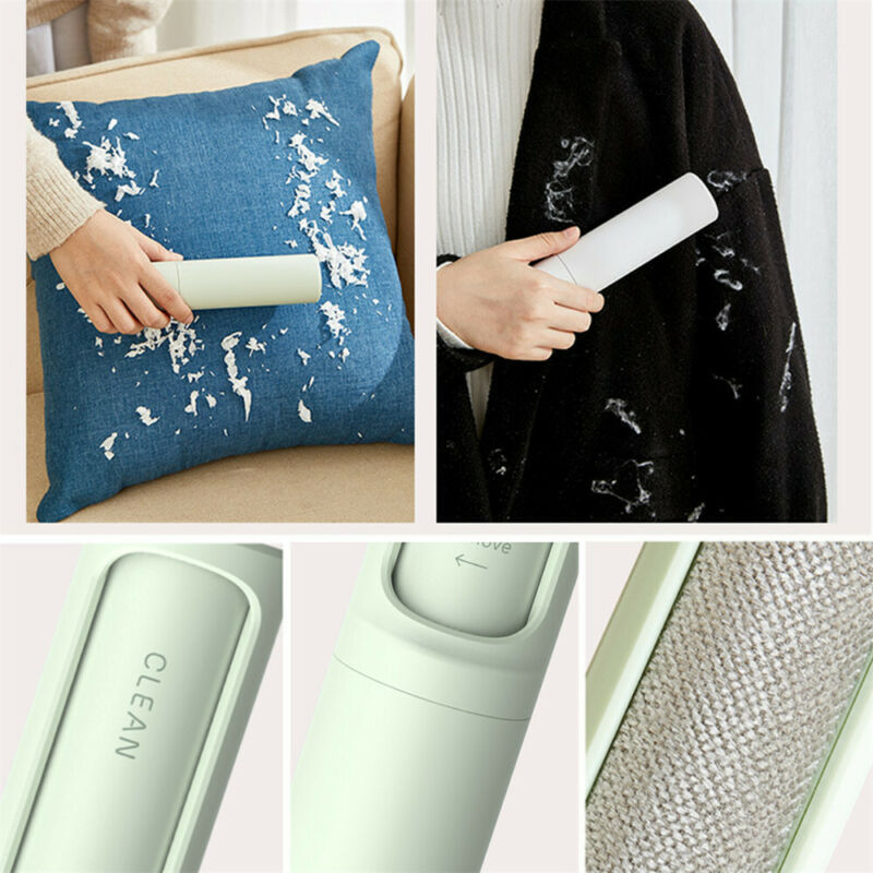 Pets Lint Sticking Roller Reusable Washable Manual Lint Sticking Rollers Sticky Picker Sets Cleaner