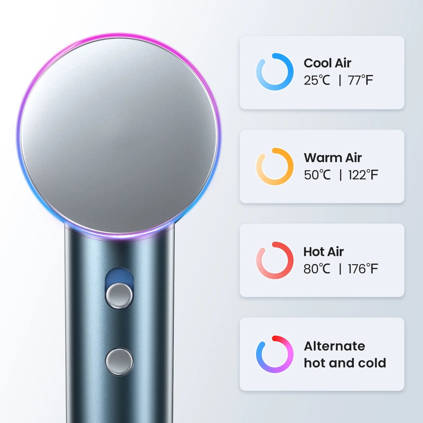 High Speed Portable Hair Dryer with Diffuser for Women Man Home Travel
