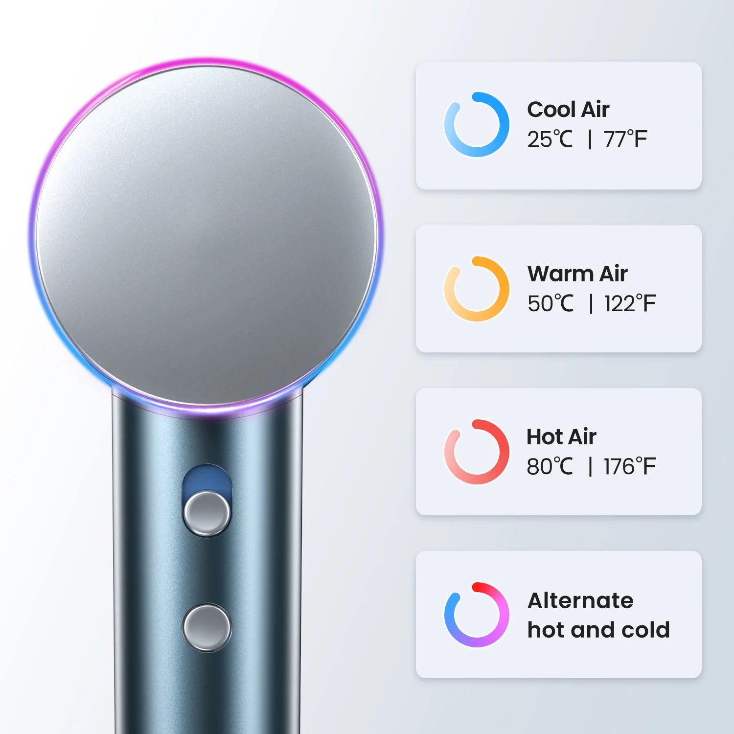 High Speed Portable Hair Dryer with Diffuser for Women Man Home Travel