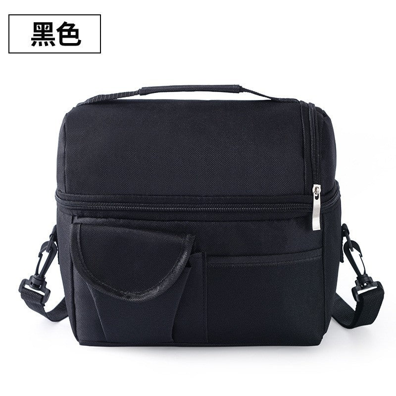 Oxford Cloth Ice Bag Double-layer Thickened Thermal Insulation Bag Breast Milk Fresh-keeping Bag Portable Lunch Bag Large Capacity Lunch Bag