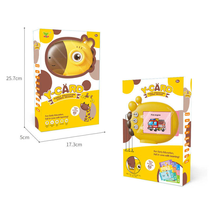 Giraffe Card Reader for English Learning - Interactive Educational Tool