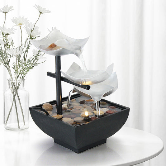 New Fountain for Home Decoration Flowing Water Ornaments Desktop Fountain Crafts For Home Decor