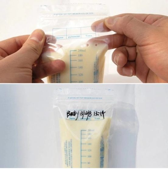 30 Pack 250ml Milk Storage Bags for Freezing